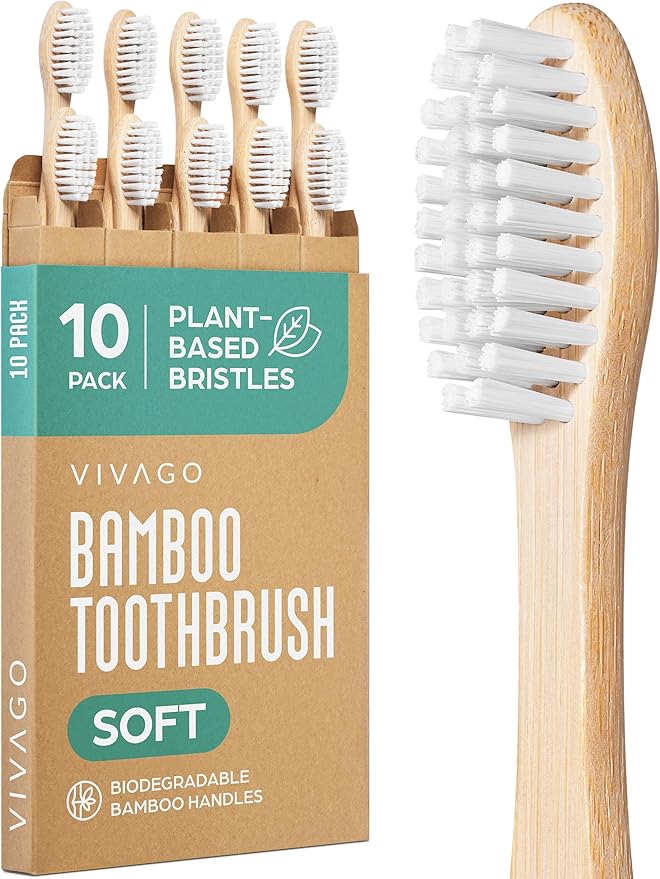 Bamboo Toothbrush Set