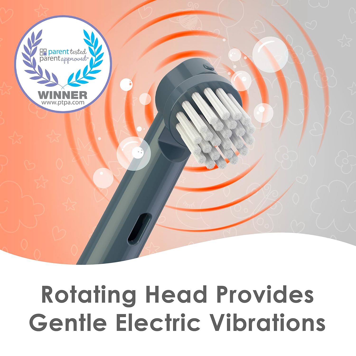 Brusheez Kids’ Electric Toothbrush Set - Safe & Effective for Ages 3+ - Parent Tested & Approved with Gentle Bristles, 2 Brush Heads, Rinse Cup, 2-Minute Timer, & Storage Base...