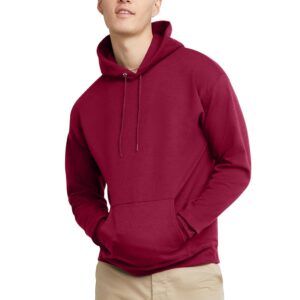 Hanes EcoSmart Hoodie, Midweight Fleece, Pullover Hooded Sweatshirt for Men