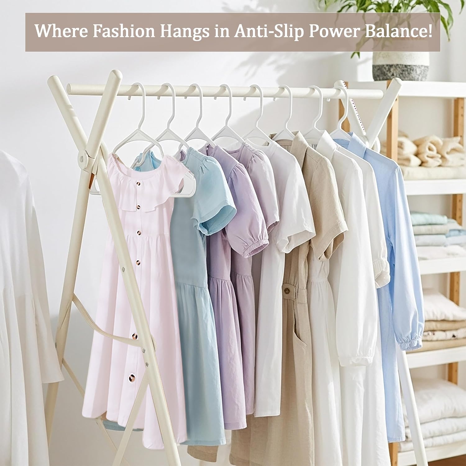 Utopia Home - Plastic Hangers 50 Pack - Space Saving Clothes Hanger - Durable and Strong Closet Organizers and Storage Makes It Ideal Stocking Stuffers or Apartment or Dorm Room...
